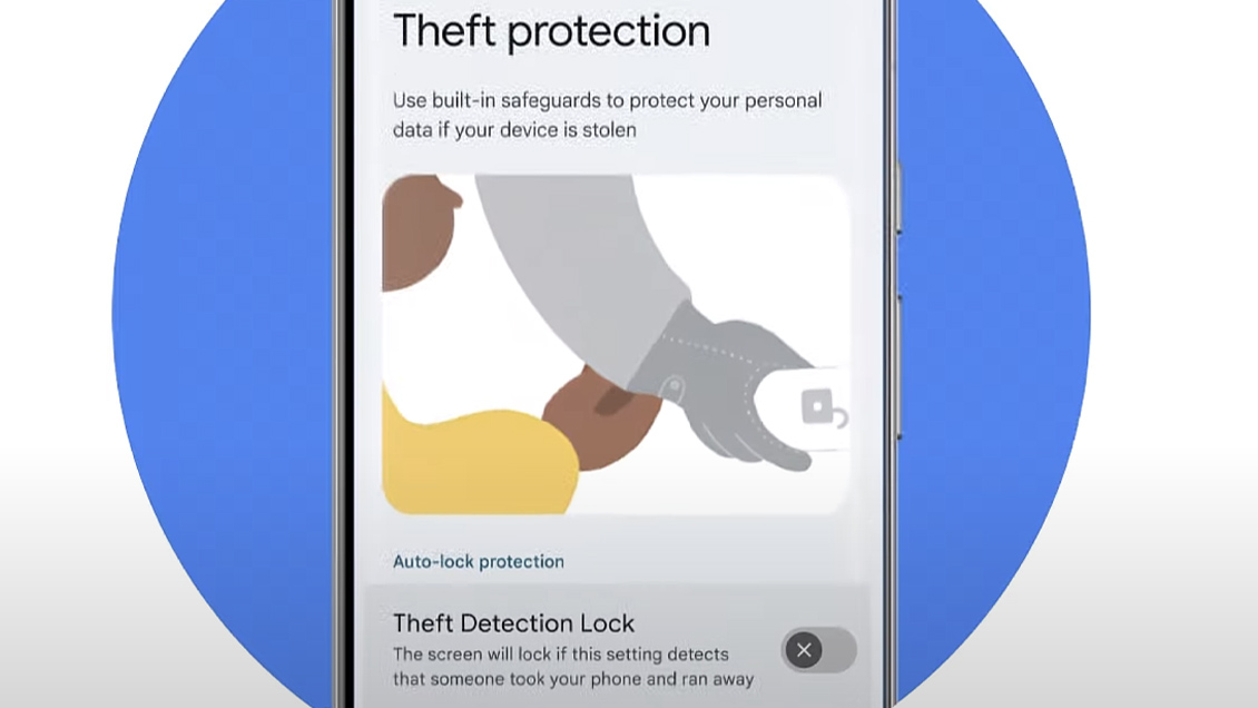 Android implementa el bloqueo por IA al detectar robo del celular