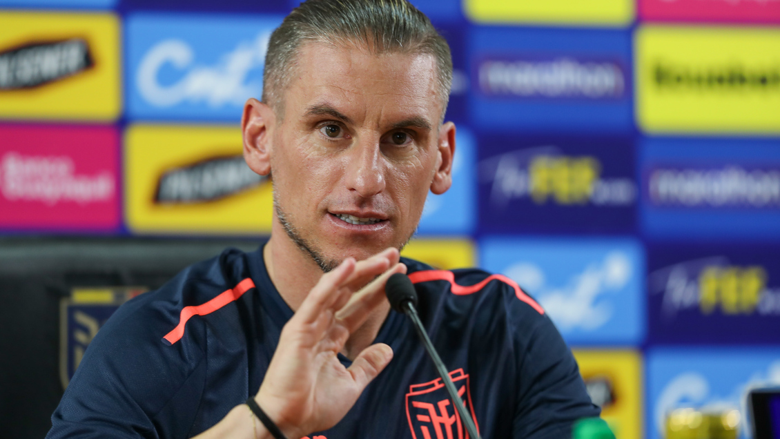 Beccacece valoró el empate de Ecuador en su visita a Uruguay