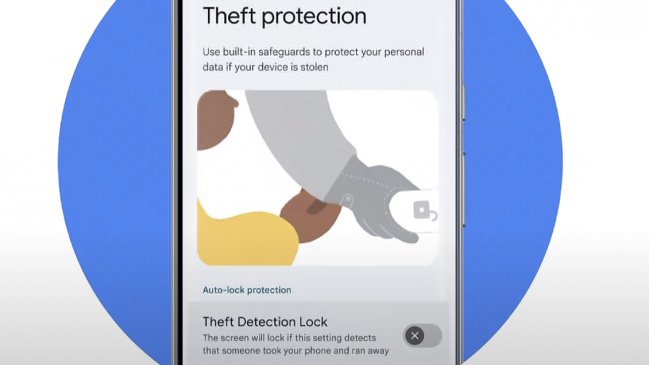 Android implementa el bloqueo por IA al detectar robo del celular