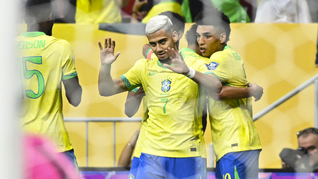 [VIDEO] Andreas Pereira se lució un golazo de tijera para Brasil en el triunfo ante Perú