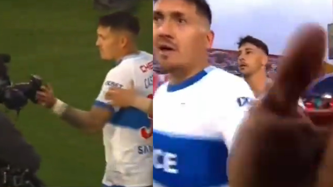 [VIDEO] Nicolás Castillo agredió a un camarógrafo tras derrota de U. Católica