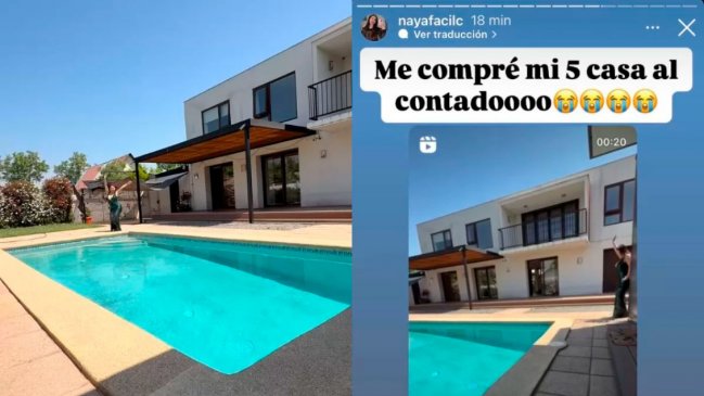 Naya Fácil reveló que compró su quinta casa al contado: Tiene piscina como siempre soñó