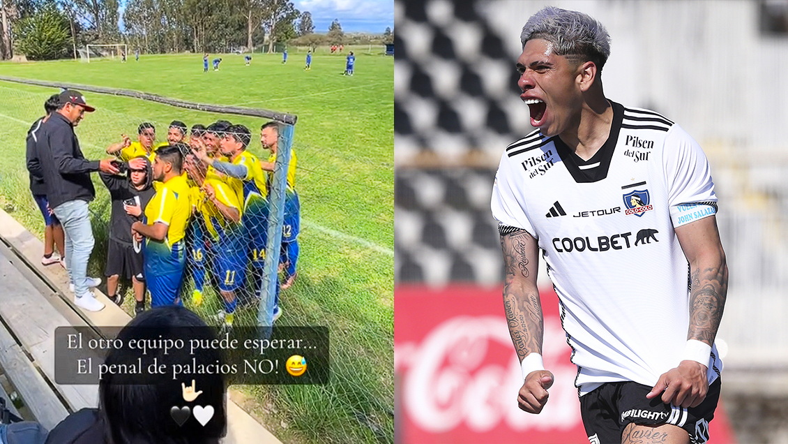 [VIDEO] Hinchas de Colo Colo paralizaron partido amateur para ver el penal de Carlos Palacios