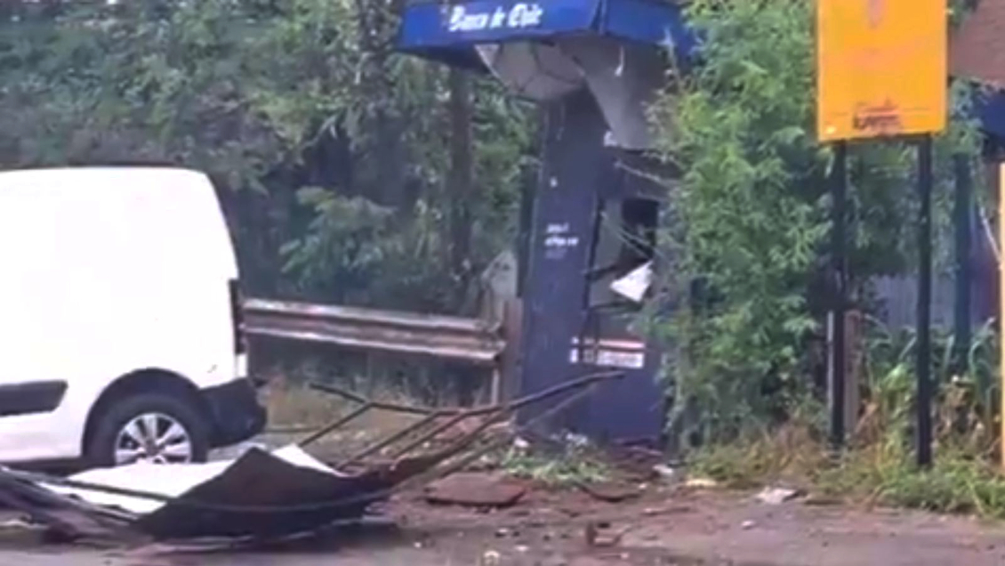 Sujetos hicieron explotar cajero automático en Pirque: Seis detenidos