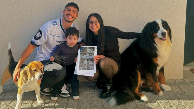 Gabriel Suazo anunció en sus redes sociales que será padre por segunda vez