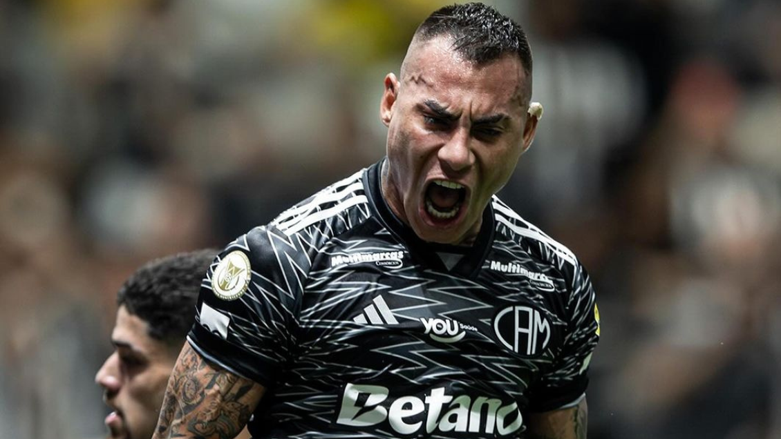 [VIDEO] Eduardo Vargas descontó en la caída de Atlético Mineiro frente a Internacional en el Brasileirao