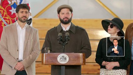  Presidente Boric llamó a sentir 