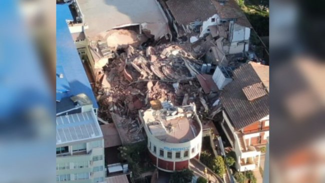 Hallan cadáver de adulto mayor entre escombros de edificio derrumbado en Argentina