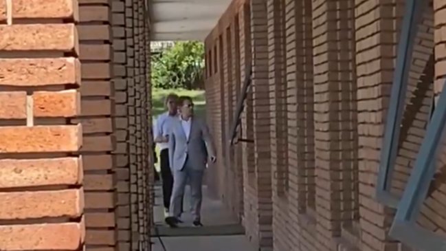 [VIDEO] Colo Colo llegó al Tribunal con Aníbal Mosa a la cabeza