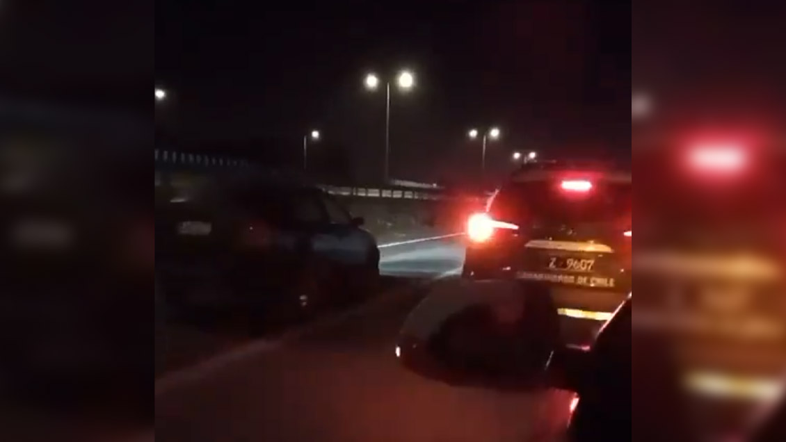 Gobierno condenó uso de vehículo policial en carrera clandestina