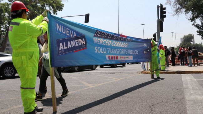 Obras inician este jueves: Los desvíos por el proyecto Nueva Alameda