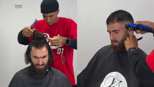 [VIDEO] Así fue el drástico cambio de look de Ben Brereton