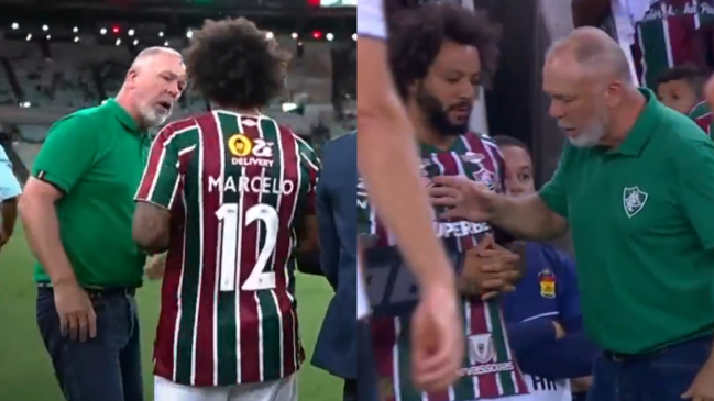 Marcelo tuvo un entrevero con su DT y se quedó sin jugar en Fluminense