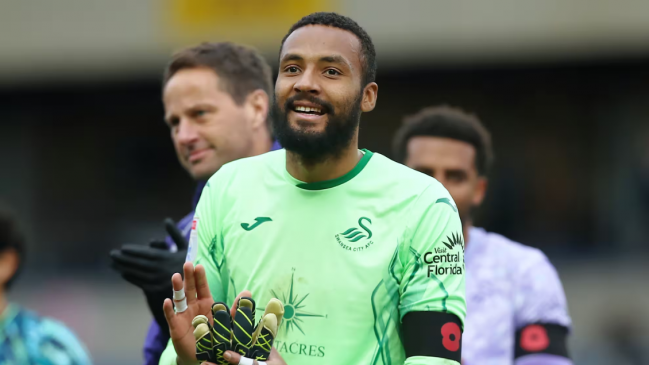 Vigouroux fue titular en victoria de Swansea City sobre Oxford United