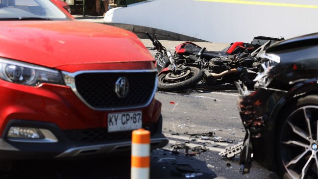 Motociclista murió en Puente Alto tras chocar contra una camioneta
