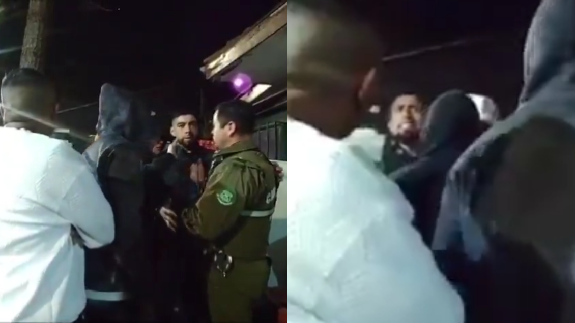 [VIDEO] Difunden registro con control de identidad a Arturo Vidal y Leo Gil