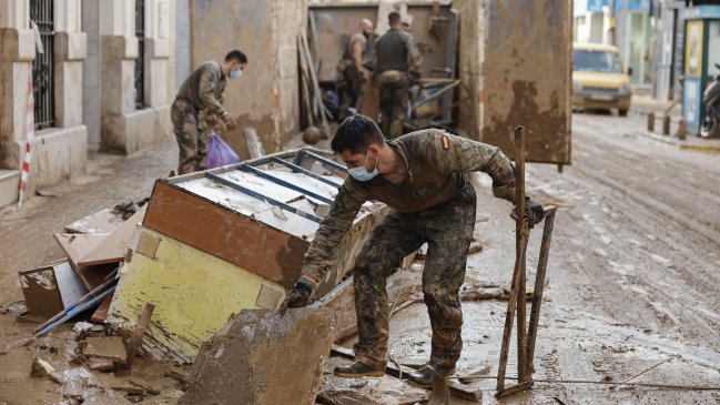 Más de 36 mil personas han sido rescatadas tras inundaciones en Valencia