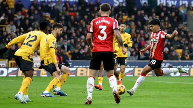 Brereton sumó minutos en derrota que devolvió a Southampton al último puesto