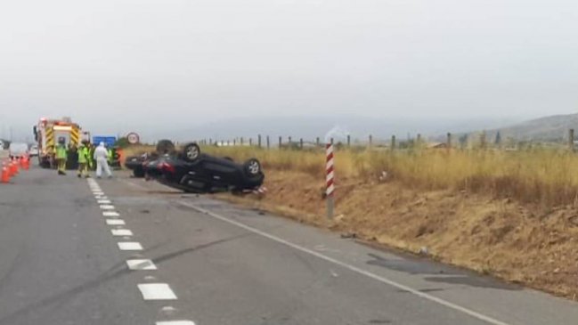 Tragedia carretera en Ovalle: Dos muertos y tres heridos