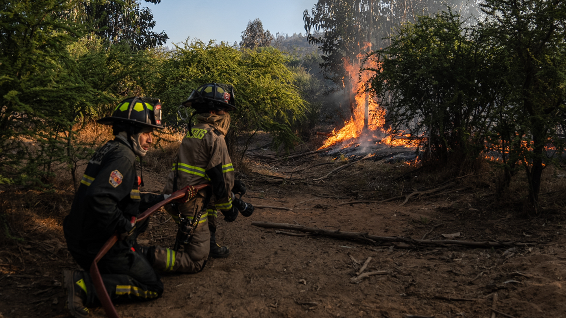 Tres detenidos por incendios en Valparaíso: Adolescentes usaron lupa para prender pirotecnia