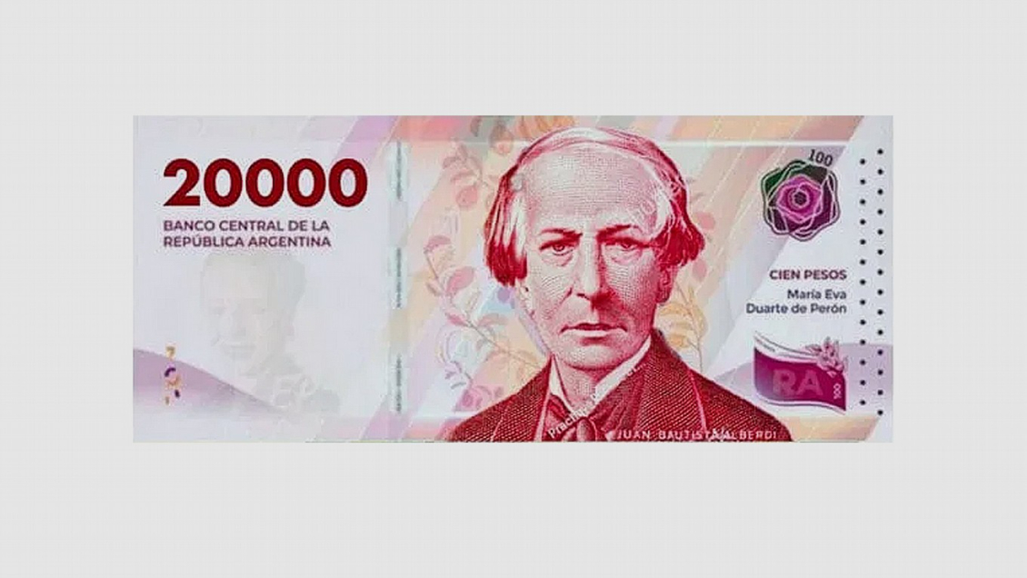 Argentina pone en circulación los billetes de 20.000 pesos ante la alta inflación