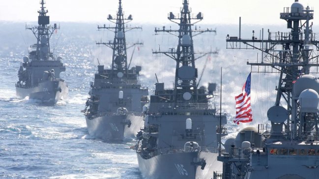 Japón, EEUU y Corea del Sur inician maniobras frente a las tensiones con Pekín y Pionyang