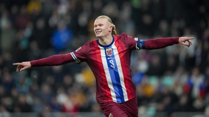  Haaland anotó en goleada de Noruega a Eslovenia por la Nations League  