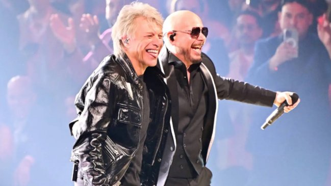Jon Bon Jovi y Pitbull dieron un energético show en los Grammy Latinos 2024