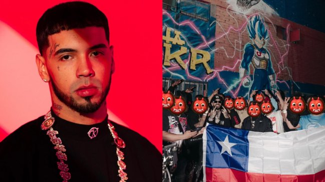 Anuel AA visitó población de Quilicura junto a Pablo Chill-E y Jairo Vera