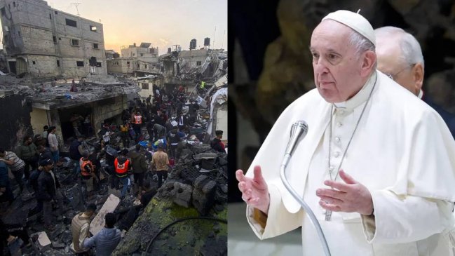 El papa urgió investigar si ataques de Israel en Gaza constituyen 