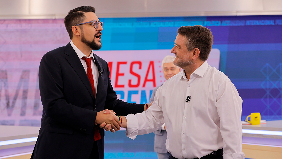 Contingencia y probidad marcaron debate entre Claudio y Francisco Orrego