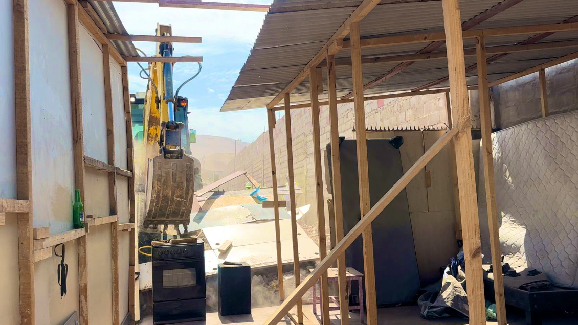 Arica: Comenzó el desalojo de la toma del Cerro Chuño