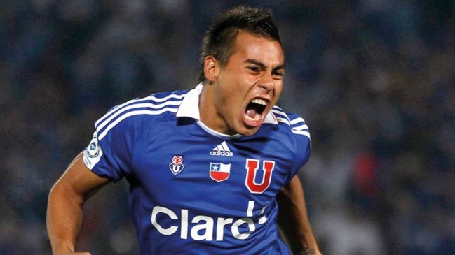El posteo de Universidad de Chile dedicado a Eduardo Vargas