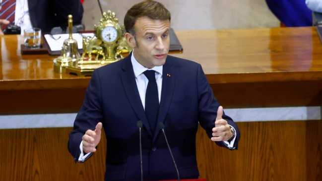 Macron anunció apoyo a Valparaíso para ser sede del Tratado sobre la Biodiversidad en Altamar