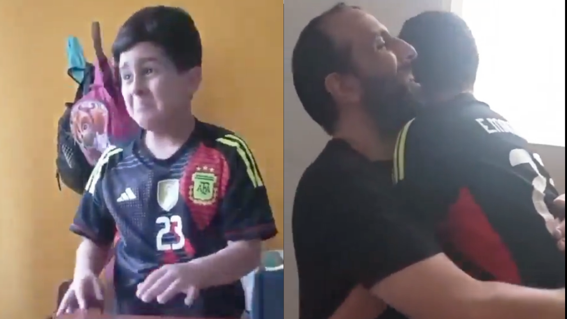 [VIDEO] Pequeño hincha de Racing se emocionó tras recibir entrada para la final de la Sudamericana