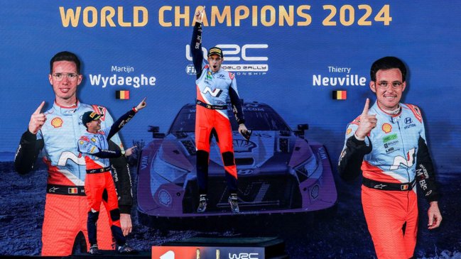 Thierry Neuville se proclamó por primera vez campeón del Mundial de Rally