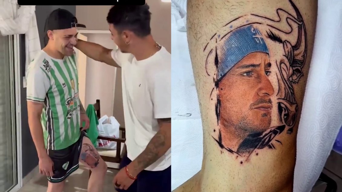 [VIDEO] La alegría de Fernando Zampedri por sorprendente tatuaje de su hermano