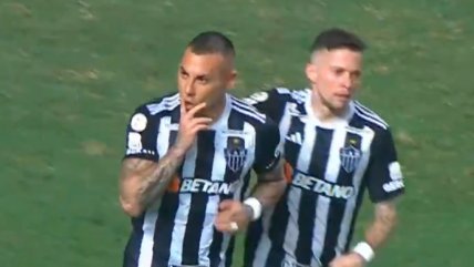   Eduardo Vargas anotó y dio una asistencia en caída de Atlético Mineiro ante Juventude 