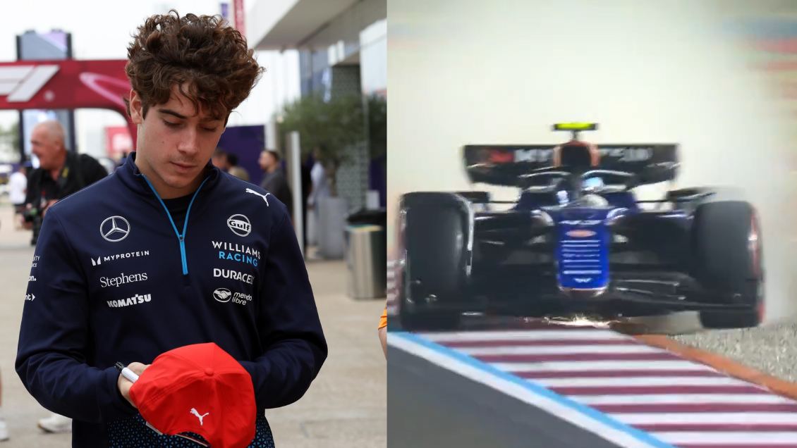 [VIDEOS] Franco Colapinto tuvo incómoda sesión de prácticas en Qatar