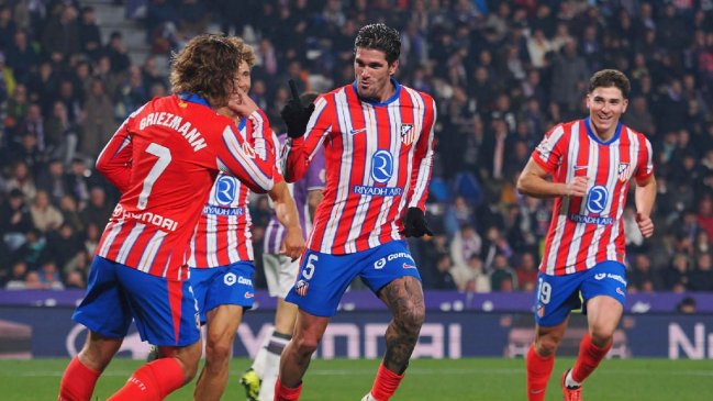 Atlético de Madrid goleó sin compasión a Real Valladolid