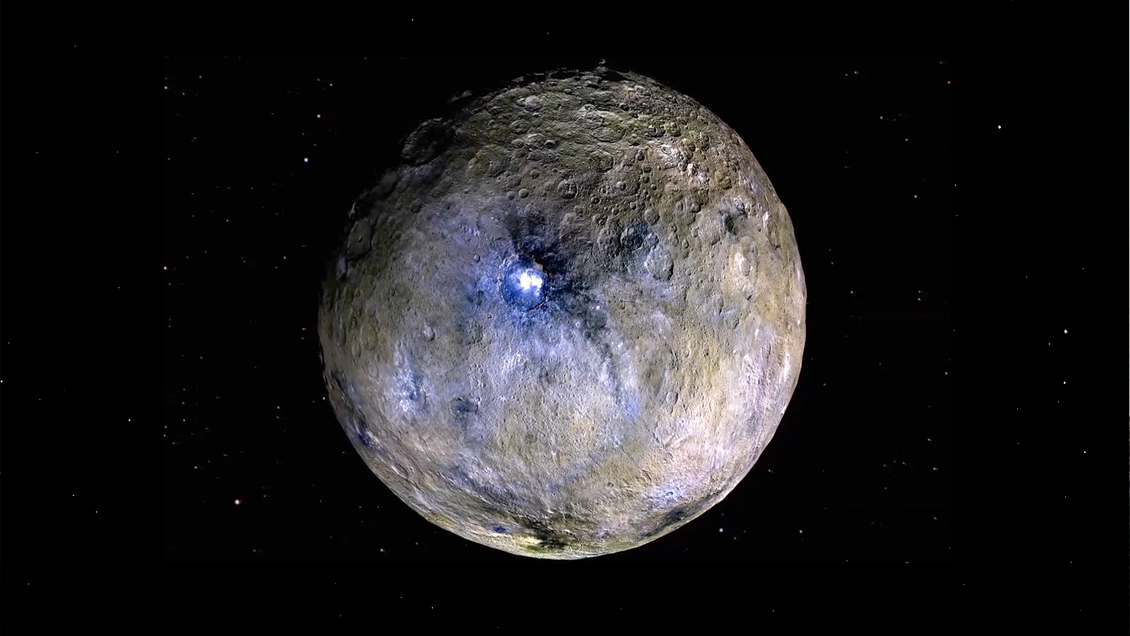 Identifican nuevas evidencias de materia orgánica en Ceres, un planeta enano rico en agua