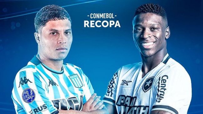 ¿Cuándo se juega la Recopa Sudamericana entre Botafogo y Racing?