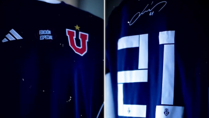   Universidad de Chile lanzó conjunto especial en homenaje a Marcelo Díaz 