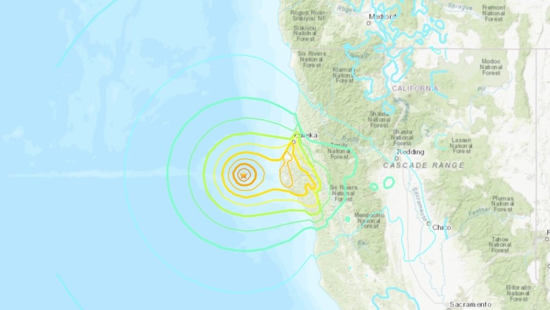 EE.UU: Sismo de magnitud 7,0 sacudió California y provocó alerta de tsunami