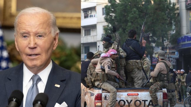 Biden atribuyó caída de Asad en Siria a la debilidad de Irán y Rusia