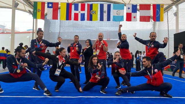 Team Chile de Wushu logró 13 medallas en los Juegos Bolivarianos