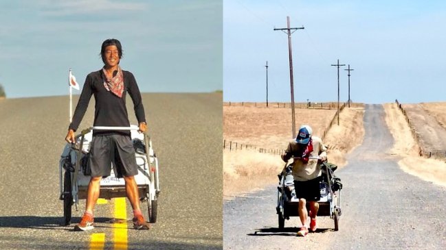 Desde Alaska hasta Argentina: Japonés planea recorrer América a pie