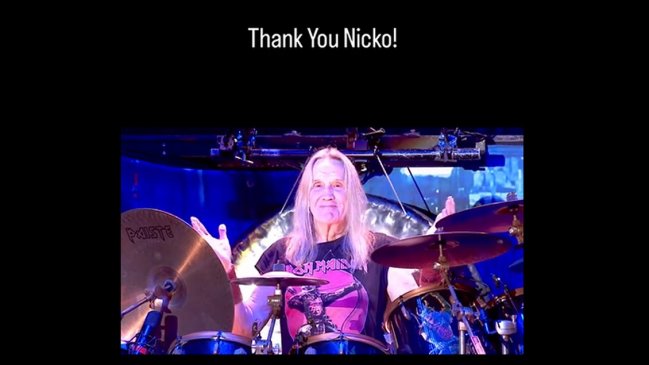 El video con que Iron Maiden despidió a Nicko McBrain