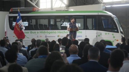   Presidente Boric presentó en Rancagua primer bus a hidrógeno verde hecho en Chile 