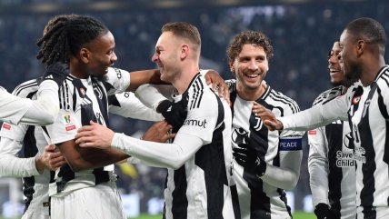   Juventus goleó a Caglari y clasificó a cuartos de final de la Copa Italia 